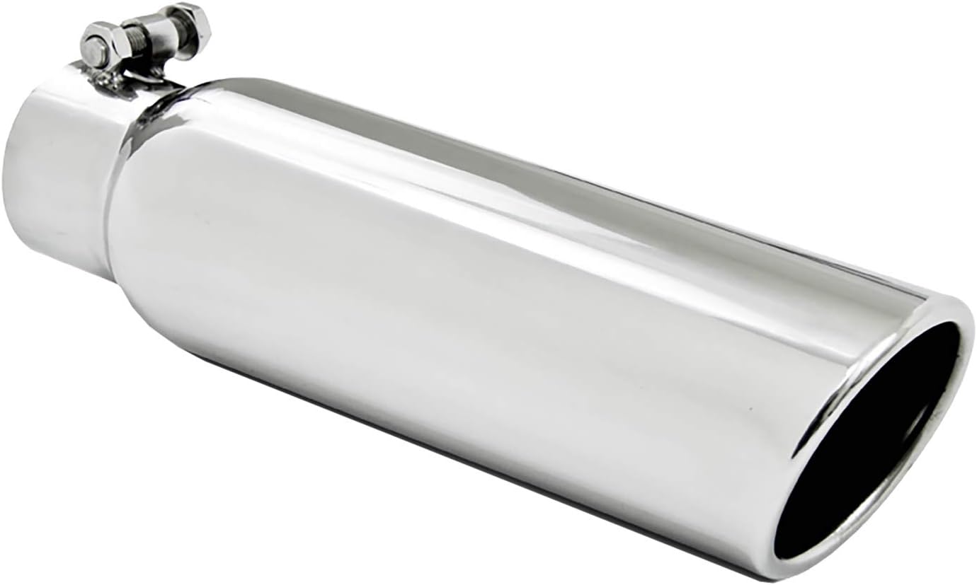 MBRP T5148 3.5" OD Angled Cut Rolled End Exhaust Tip (T304)
