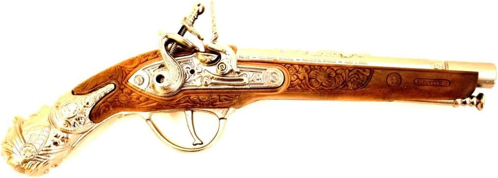 Gohner The Caribbean Pirate's Island Pistol Pirate with Decorative Metal Handle