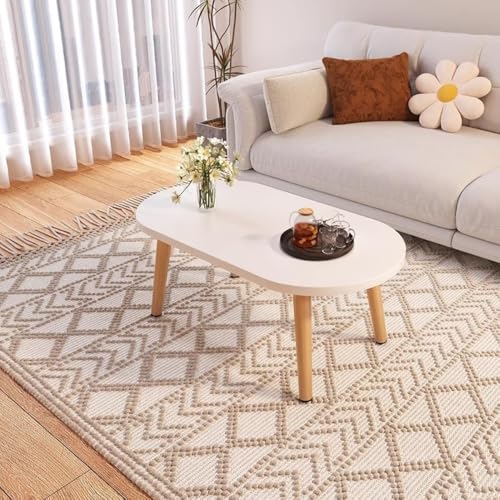 Stewlt ローテーブル おしゃれ ローテーブル 独り暮らしコーヒーテーブル 小さめ センターテーブル 木製 小さい ミニテーブル 広い 大きめ コンパクトリビング テーブル 矮? 机 低い 机 リビング 北欧 天然木 木目 頑丈 省スペース 組立簡単