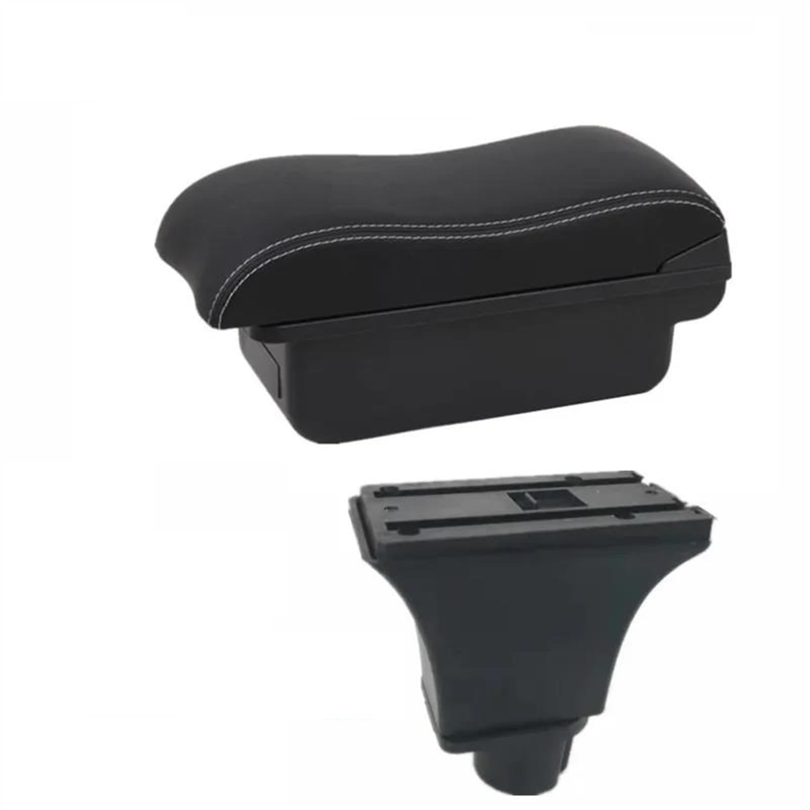 NMJLQW Storage Rack Center Console Armrest Storage Box For Corsa C Car Interior Parts Modification Accessories(A2 white line)