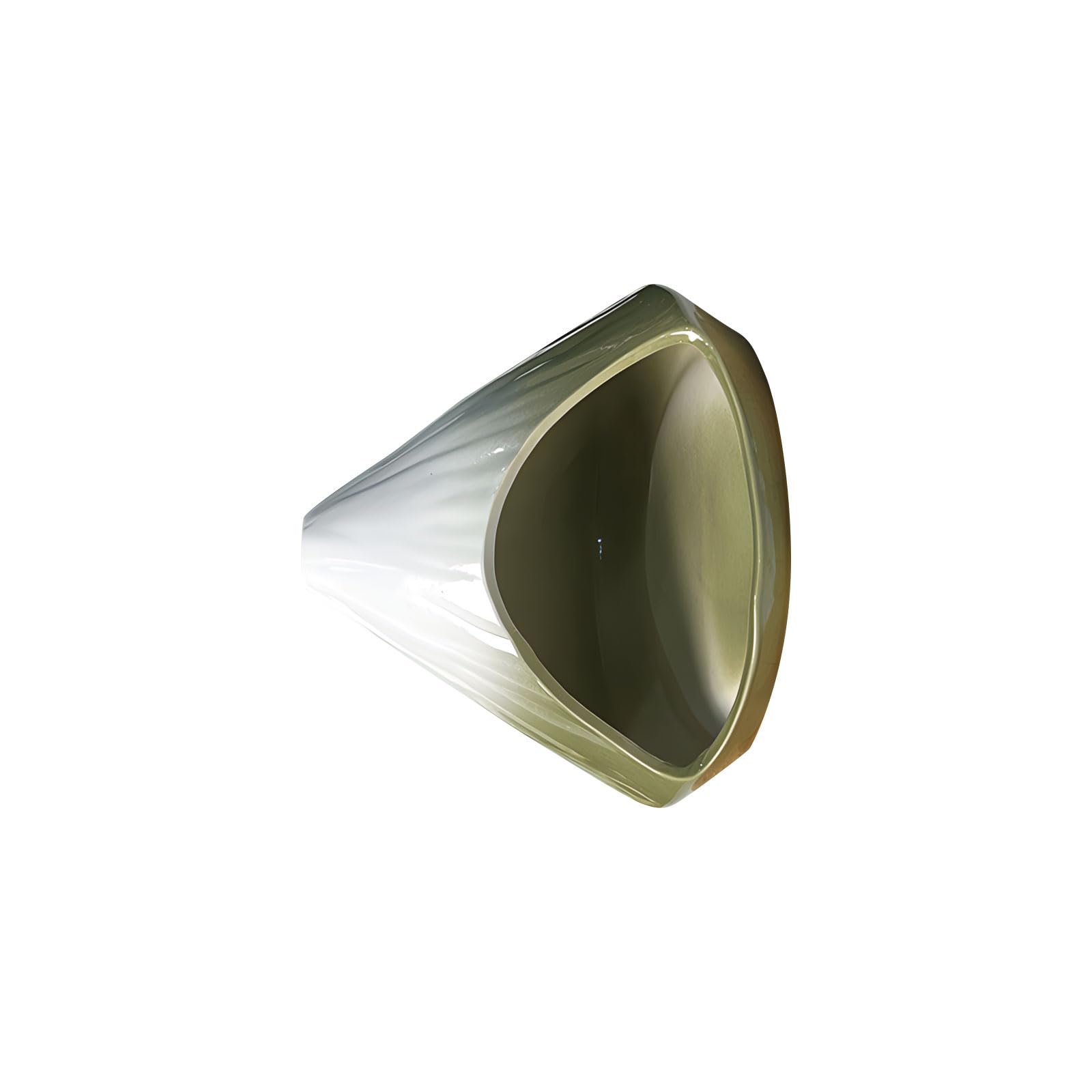 Uikios Green Artistic Ceramic Scent Tray Designed For Focused And Creating A Peaceful Environment Indoors Feng Shui Ceramic Scent