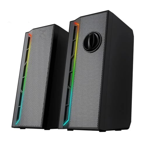 WGTYOA 3.5mm Aux RGB Gaming Sound Bar for PC