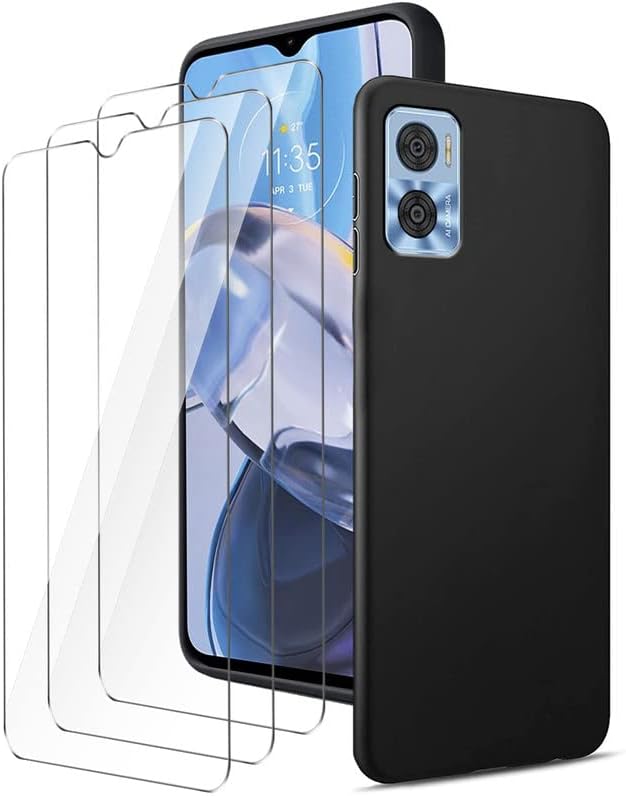 BUNALFaa Handyhülle Für Oukitel C1 (6.52') Mit Display Schutzfolie - Transparentes Silikon Case