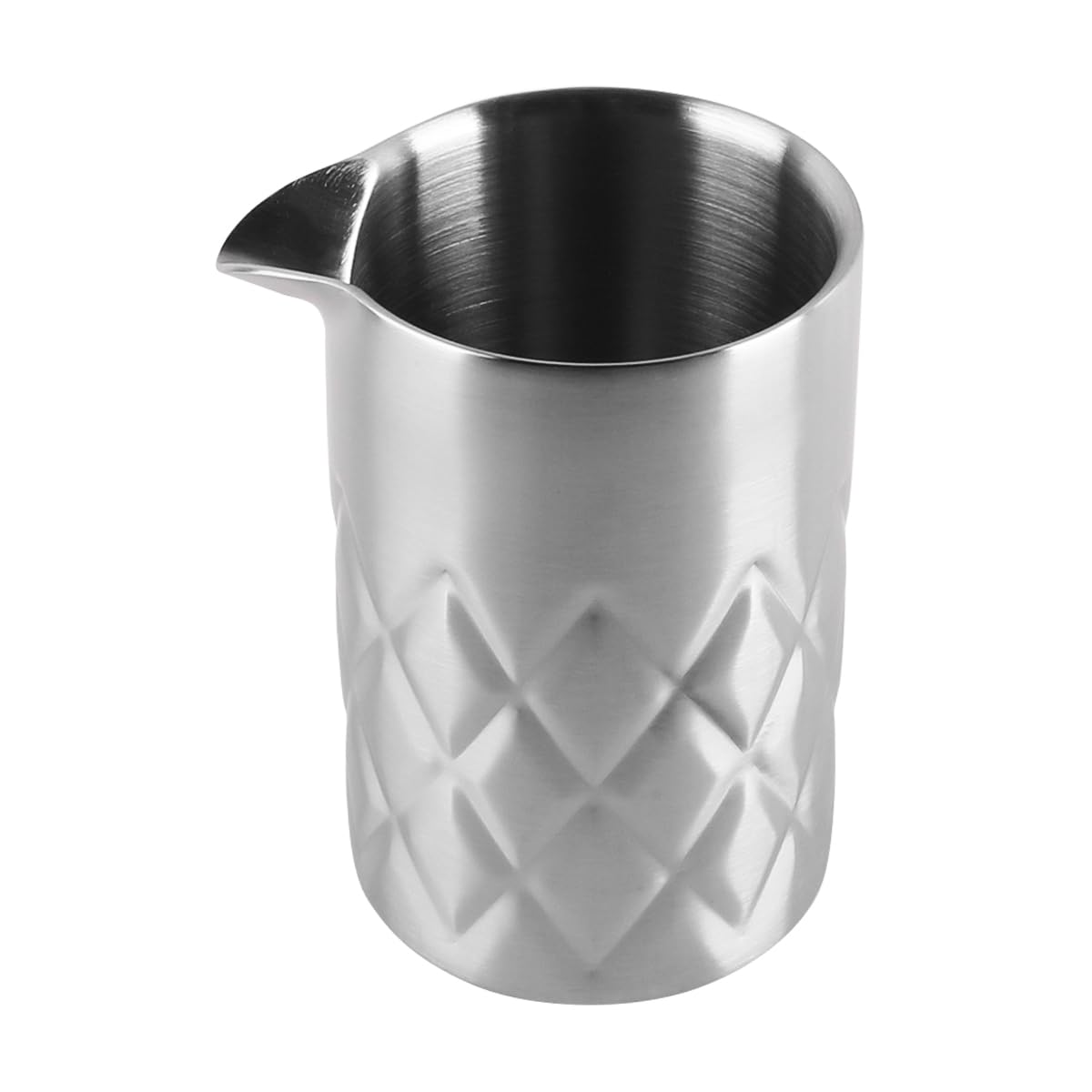Bicchiere per mescolare Cocktail da 540 ml, in Acciaio Inox 304, per mescolare Martini, Shaker in Vetro Senza Cuciture con Fondo appesantito, Bicchiere per mescolare per baristi