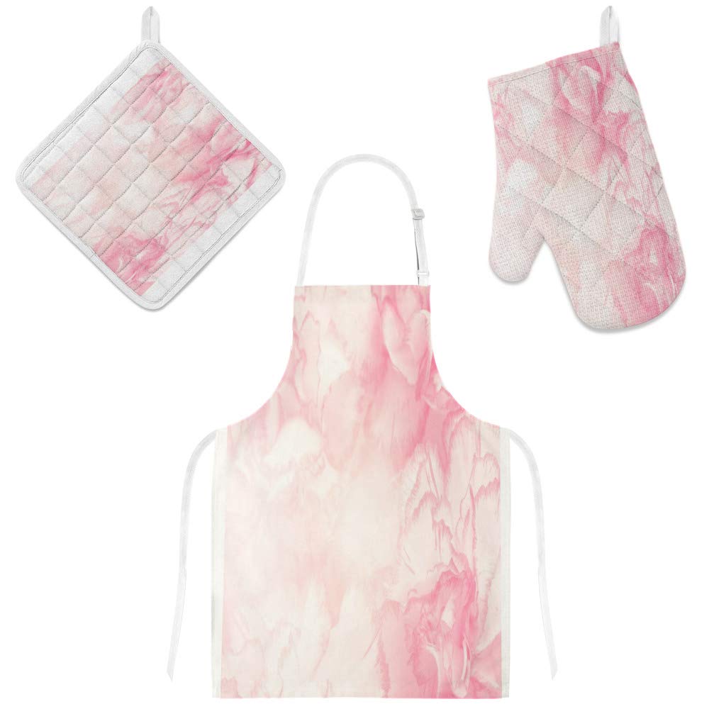 Tablier de cuisine imperméable et gant isolant contre les taches