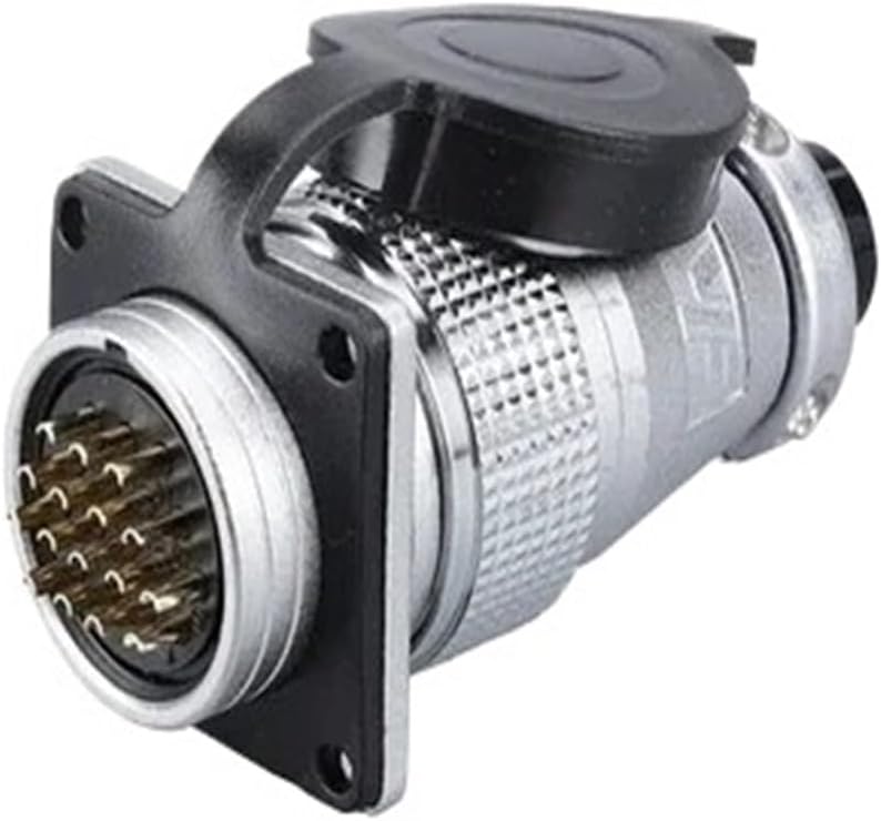 Waterproof Power Plug PLS28 P28-2/3/4/5/7/8/10/12/16/17/20/24/26 Pin Aviation Plug Male Female Connector WS28 Socket Coupler(PLS28-16P)