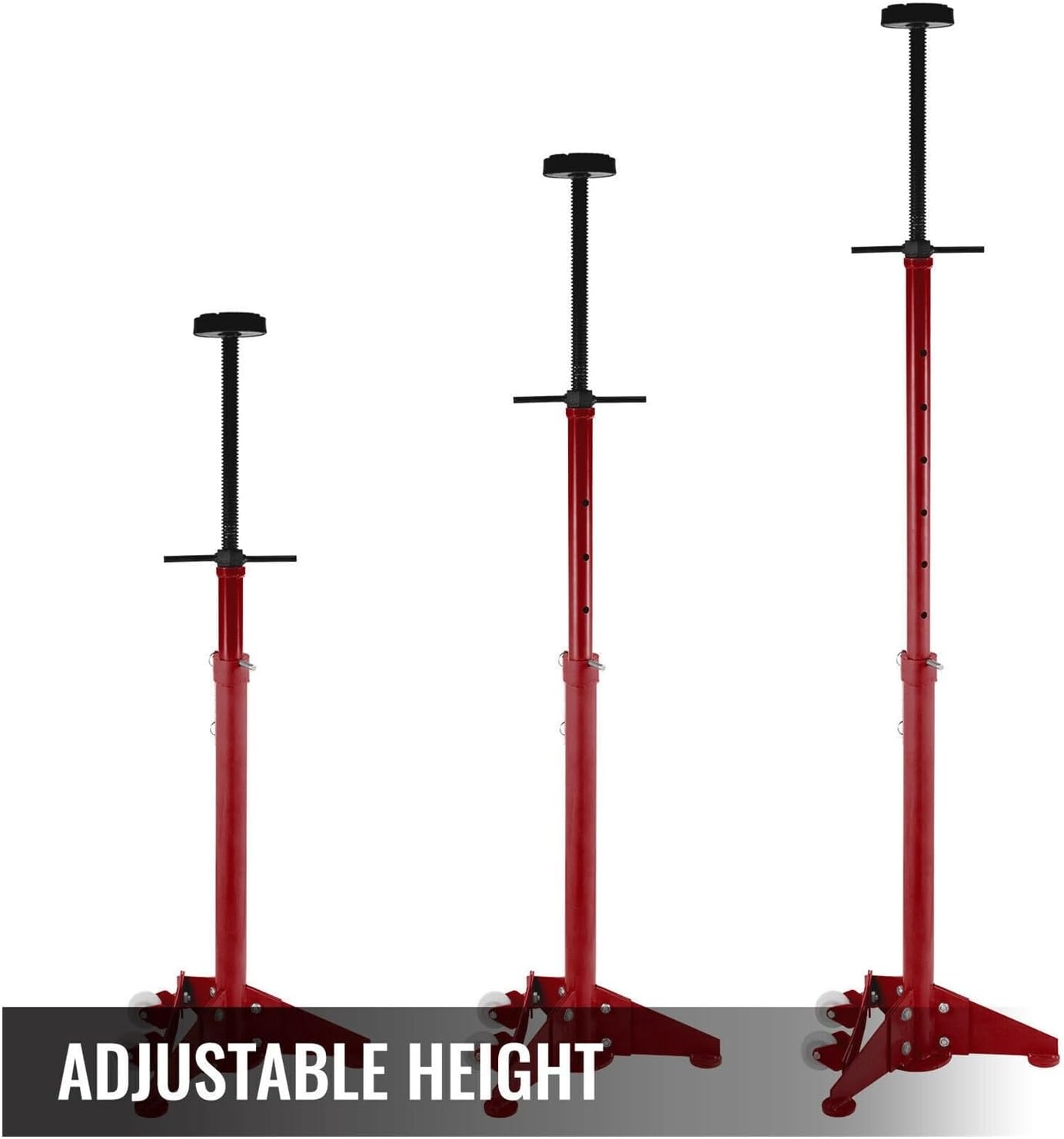 Jack, 1500lbs 1/2 3/4Ton Under Hoist Stand Pole Jack Heavy Duty Car Support Lifting Jack for Car Installations and Replacement,Car Jack Kit