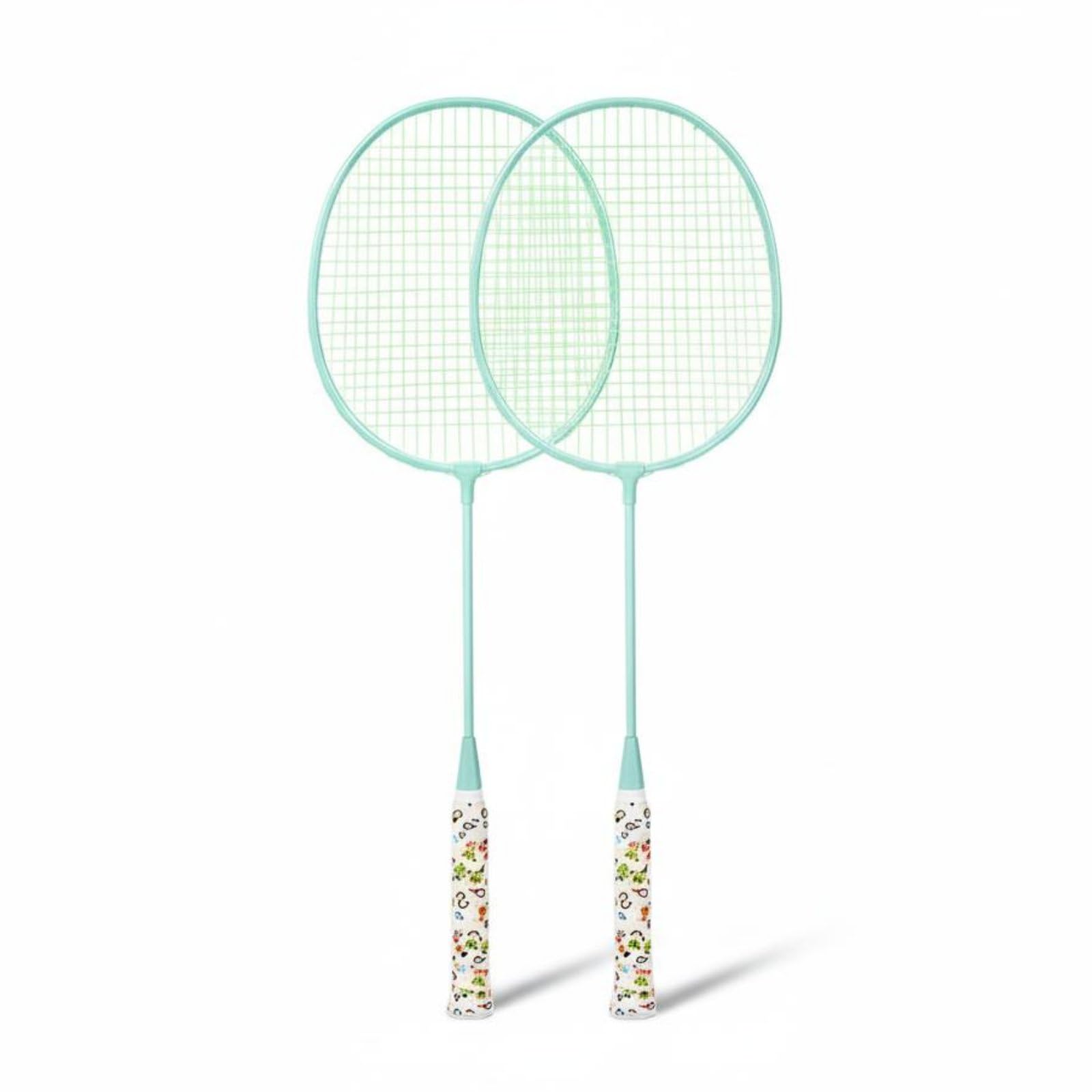 ready to play luminous in the dark badminton racket lightweight | kids badminton racket set | lightweight & sturdy | abs build | built to deliver lasting satisfaction.