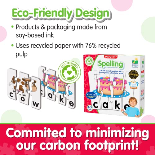 image for The Learning Journey: Match It! - Spelling - 20 Piece Self-Correcting 