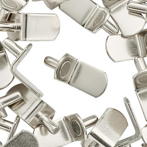 WidgetCo 5mm Nickel "L" Shelf Pins, Shelf Supports, Architectural Finish (Qty 1000)