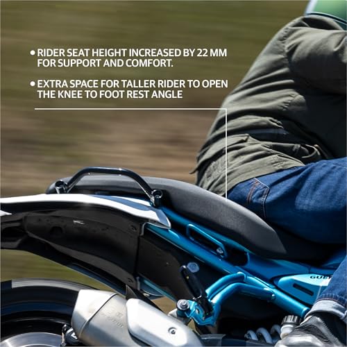 Image of Royal Enfield KXA00464 Black Bench Seat for Guerrilla 450