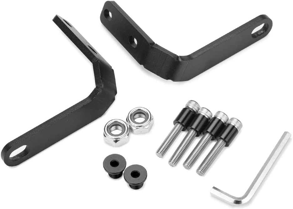 Motorcycle Rearview Mirror Down Bracket Handlebar Rear View Side Mirror Forward kit compatible with Honda Rebel CMX500 CMX300 CMX250 Rebel 500 300 250 CMX