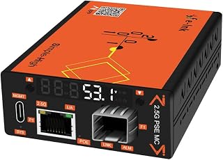1X2.5G RJ45-1X2.5G SFP AI 스마트 관리 PoE++ 파이버 미디어 컨버터 | IEEE802.3af/at/bt 90W, 앱 및 웹 관리, LED 시각적 디스플레이, DDM 모니터링