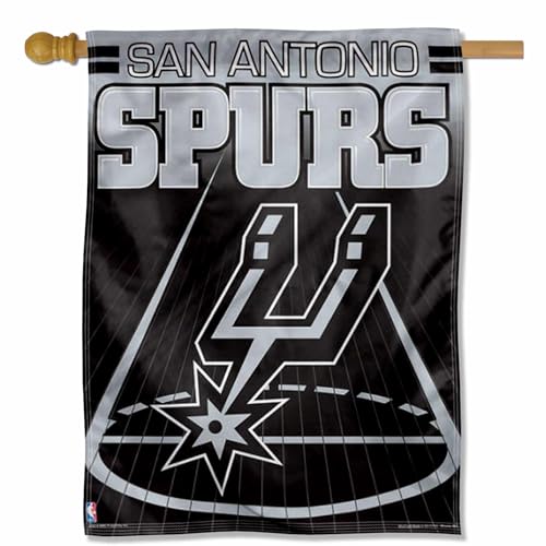 Bandera de San Antonio Spurs Court House el regalo perfecto para coleccionistas de baloncesto