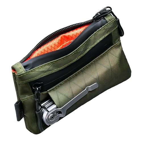 Keymarx EDC Pouch RFID Blocking Tactical Zipper Wallet, Waterproof Wallet for Men (Holds 1–12