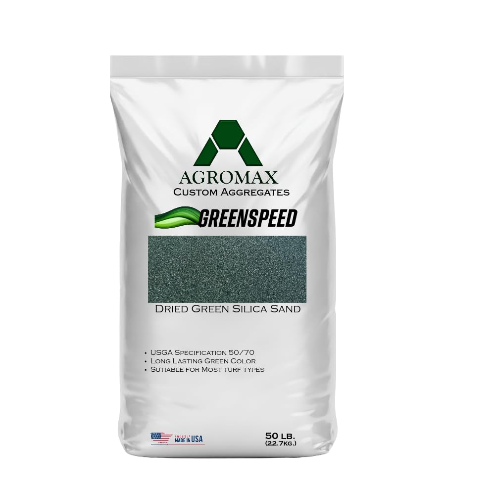 Amazon.com : Green Silica Sand for Infill, Lawn Leveling, Putting Greens, Top Dressing, Divot Repair, Artificial Turf and Landscaping, Premium Baked on Long Lasting Color - USGA Specification (50 lb. Bag) : Amazon.com : Green Silica Sand for Infill, Lawn Leveling, Putting Greens, Top Dressing, Divot Repair, Artificial Turf and Landscaping, Premium Baked on Long Lasting Color - USGA Specification (50 lb. Bag) :