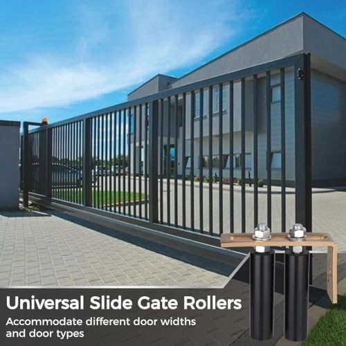 Sliding Gate Guide Rollers & Hardware Kit - Heavy Duty 3" Adjustable - View #11