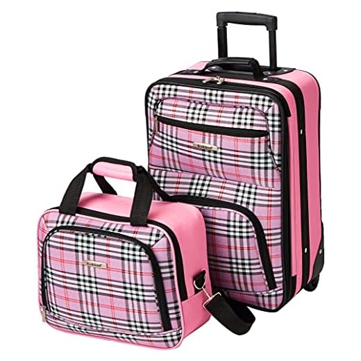 Best luggage brand with cross Rockland Fashion Softside Luggage Set