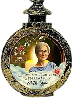 I'm Always With You Lantern, Custom Photo I'm Always With You Personalized Candlelight Lantern Ornament, Family Mom Dad Sympathy Gifts, Memorial Candlelight Loss of Loved One Christmas Lantern 2025