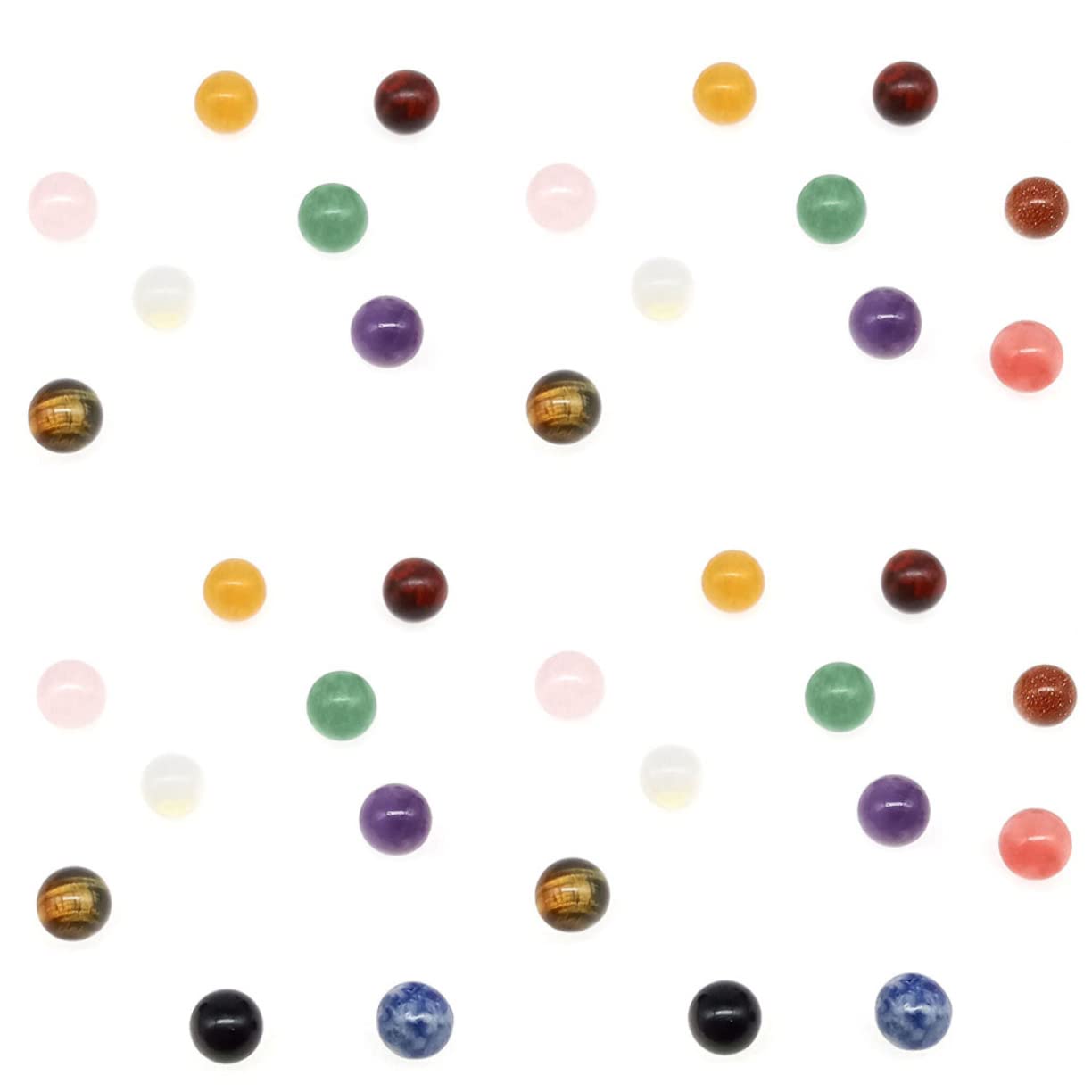 jojofuny 3 Series Abalorios De Cristal Para Diy Sueltas Y Pulseras De Joyería Para Manualidades Y Decoración 50 Piezas*3
