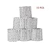 Produktbild ODJOY-FAN 2019 Mesh Serviettenschnalle/Serviettenring, Bling Diamant Strass Mesh Wickeln Serviettenring Hochzeit Dekor Gold Napkin Rings(B,10 PCS)