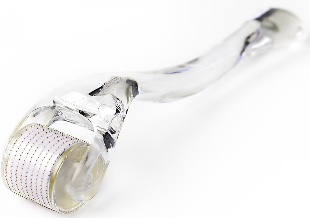 Derma Roller - 540 Titanium Microneedles 0.25mm - Includes Storage Case