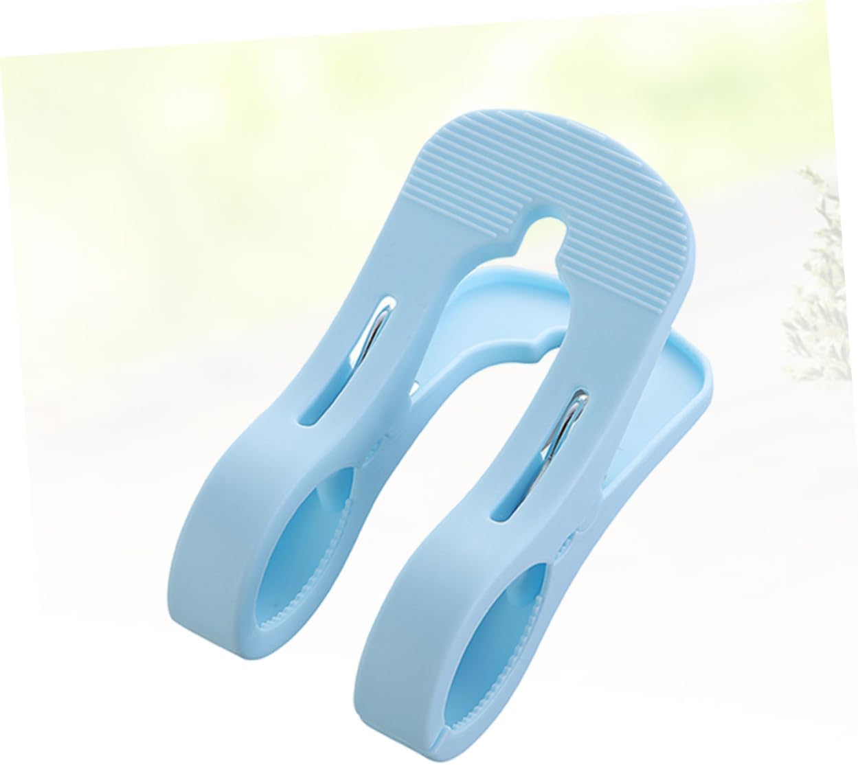 10pcs Large Non- Plastic Quilt Clips Windproof Laundry Clothespins for Heavy Clothes for Balconies Yards and Apartments