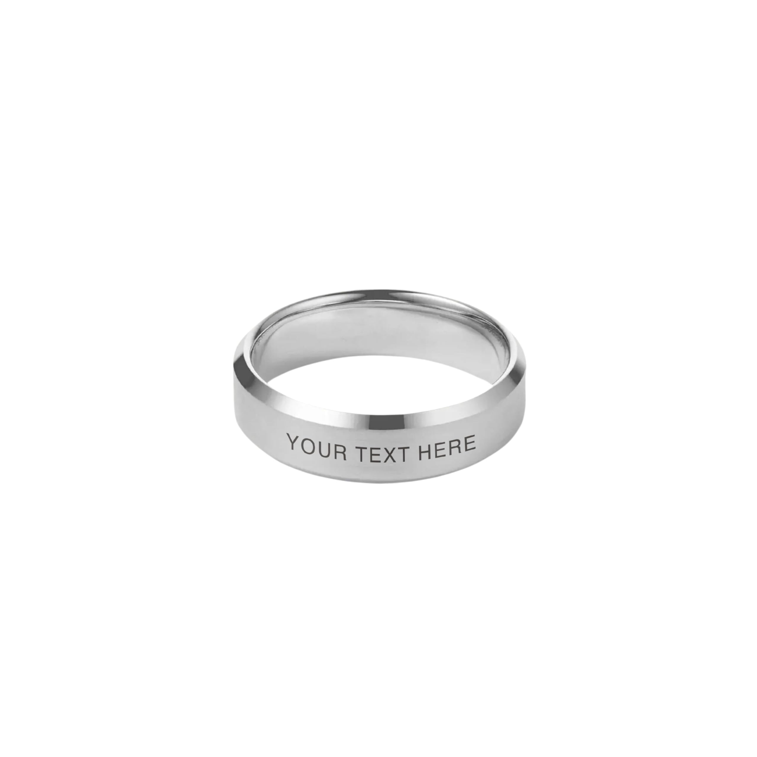 SILVER PERSONALISED RING | CUSTOM NAME RING | UNISEX FOR MEN & WOMEN | STAINLESS STEEL MATERIAL | BEST FOR GIFTING | SIZES 17,18,19,20,21&22MM (20mm) (B0CZDN3YBM) Amazon Price History, Amazon Price Tracker