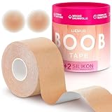 Liemur Push Up Body Tape Klebe BH Brust Klebeband BH, Selbstklebender BH Tape für Brüste mit Brüste Nippelpads, Rückenfreier BH zum Kleben