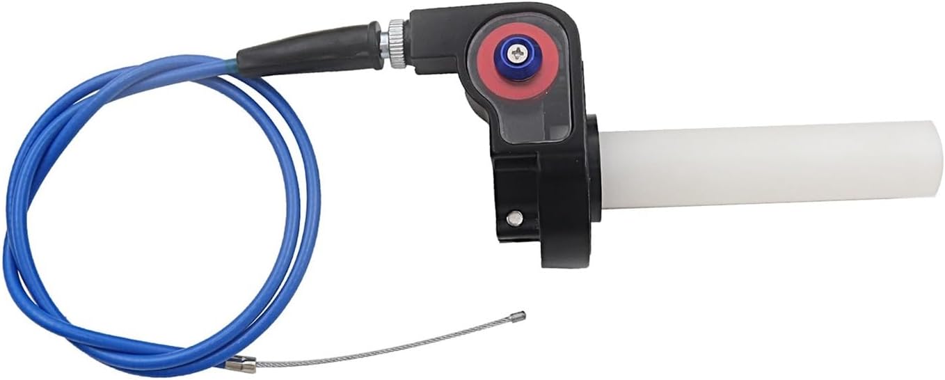 Motorcycle Grips Throttle Handle 1/4 Turn Twist with 1200mm Cable