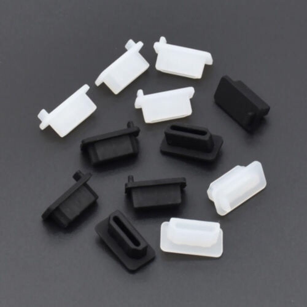 5 Bouchons Anti-poussière HDMI MACHSWON - Silicone Noir - Pour PC, TV, Projecteur