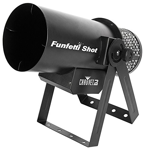 Chauvet Funfetti Shot Konfetti Kanone & 2 x Mehrfarbige Nachfüll-Shots