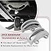 (2-Pack) Bandsaw Trunnions w/Scale Kit Fit for Accura Delta Ridgid Grizzly 14