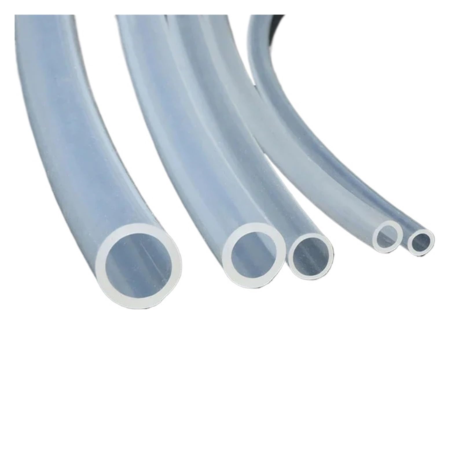 Manguera de silicona transparente de 1/5 m con diámetro interior de 0,5, 1, 2, 3, 4, 5, 6, 7, 8, 9, 10 y 12 mm y diámetro exterior flexible.(5 METERS_ID 12MM X 18MM OD)