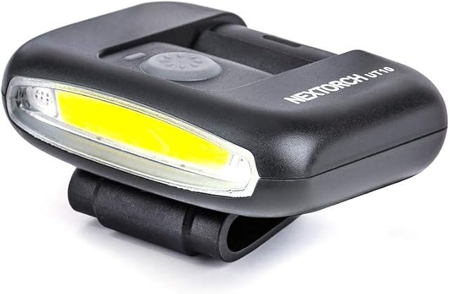 Nextorch Ultra Bright Mini Hands Free Rechargeable LED Cap Light Headlamp 170 Lumen Multi-Function Headlamp Red White Mode Biking Light for Fishing Running Climbing Biking (with 4 Accessories)
