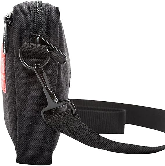 Manhattan Portage Jogger Cross Body Bag Stylish and Durable Water-Resistant 1000D Cordura for Everyday Use (Black)