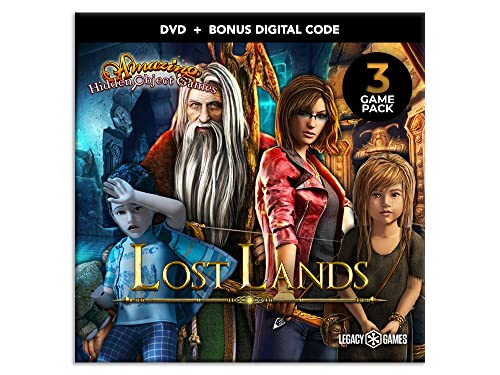 Fantasy Hidden Object Games - Lost Lands, 3 Game Dvd Pack + Digital Download Codes (Pc) #TOP22