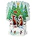 Hallmark Paper Wonder Pop Up Christmas Card with Lights and Music (Plays Rockin' Around the Christmas Tree)