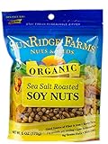 Sunridge Farms Organic Dry Roasted Salted Soynuts, 6-Ounce Bags (Pack of 12)