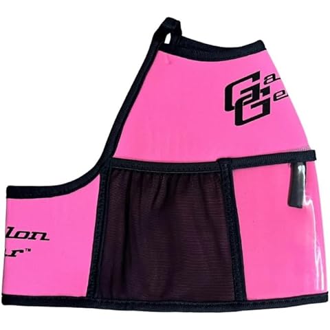 Gallon Gear HALF-GALLON FITNESS HYDRATION COVER | NEOPRENE INSULATED COOLING & PORTABLE GYM WATER BOTTLE CARRIER | CASE WITH STORAGE POCKETS (HOT PINK) Cover