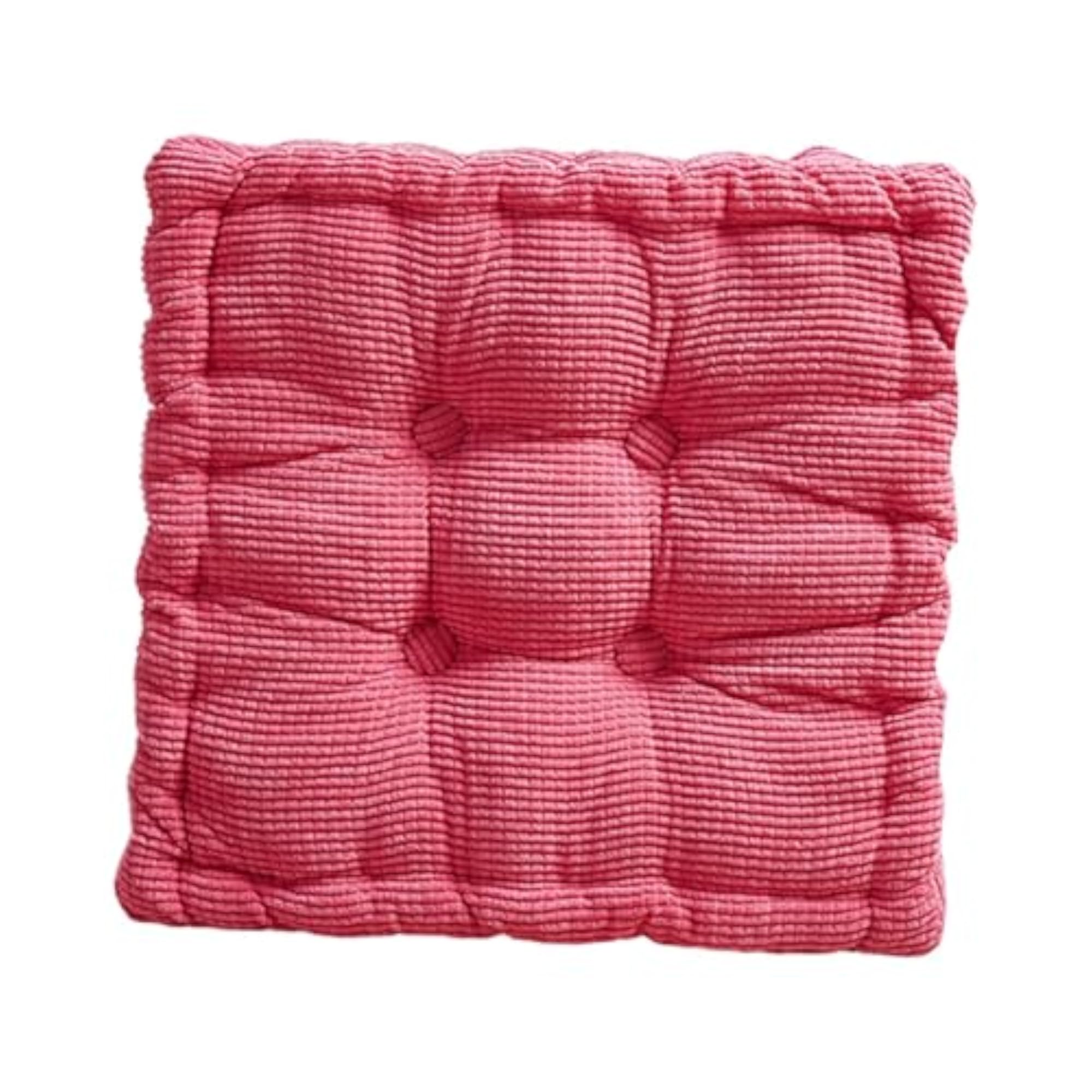 Cute Biscuit Shaped Seating Mat in Rose Red