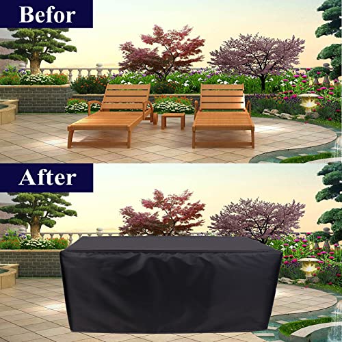 Housse de protection terrasse pour table et chaises toutes saisons - 7