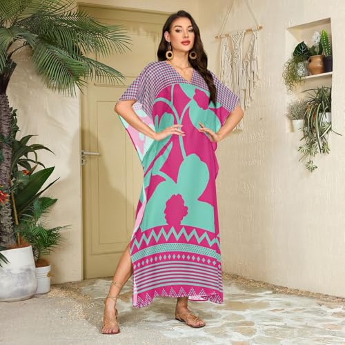 Cache-maillot confortable grande taille robe caftan anti complexe été - 5