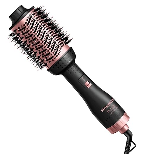 Escova Secadora Mondial ES-14 Preto Golden/Rose 1200W 127V