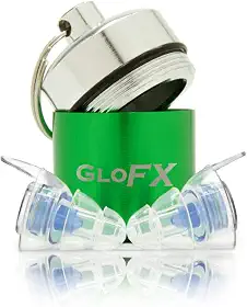 Glofx Tampões de ouvido - Proteção auditiva confortável para eventos musicais, shows e festivais - Tampões de ouvido reutilizáveis com cancelamento de ruído de músico de alta fidelidade
