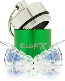 Glofx Tampões de ouvido - Proteção auditiva confortável para eventos musicais, shows e festivais - Tampões de ouvido reutilizáveis com cancelamento de ruído de músico de alta fidelidade
