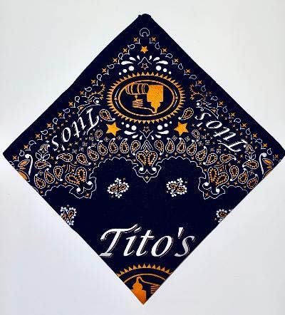 Tito's Handmade Vodka Vodka Bandana, Black