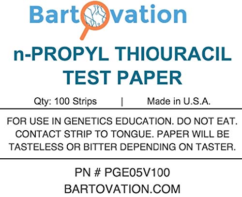 N-Propylthiouracil Test Paper For Genetic Taste Testing [100 Strips] #TOP1