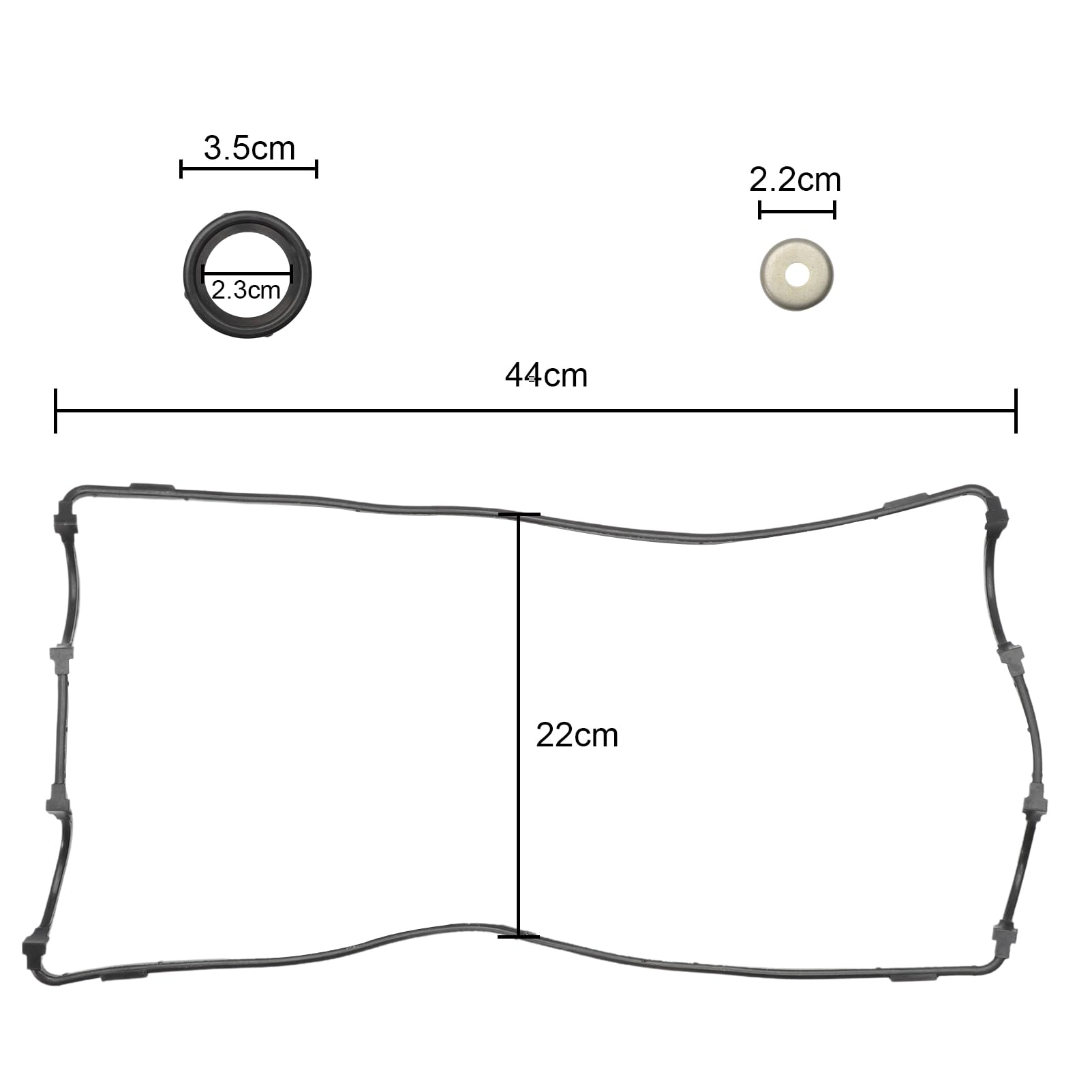90-01 INTEGRA CRV NON VTEC OEM VALVE COVER BOLT STUD COMPLETE SET B18B1 B20 LS - Rocker & Valve - Foto 4