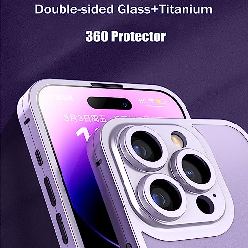Plus de rayures avec la coque iPhone 14 ENILSA en verre trempé 360 argent